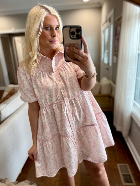 Pink Babydoll Dress